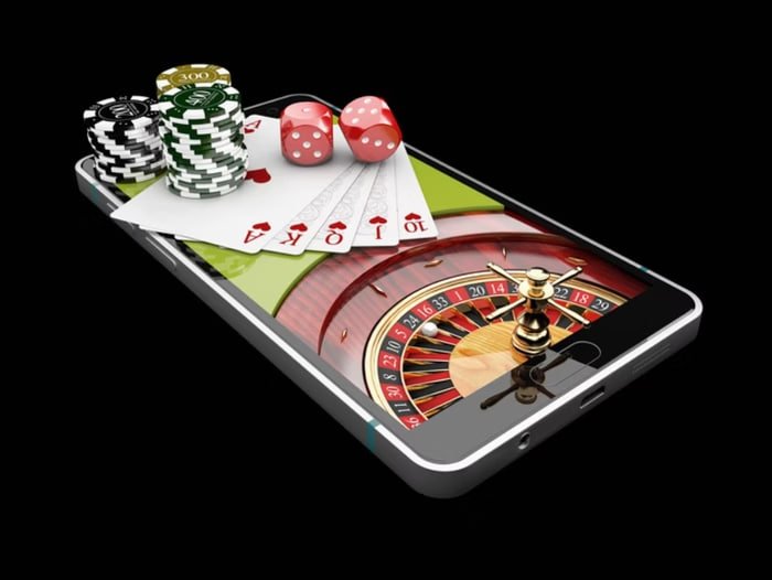 Responsive casino table game layout with dark gold styling for 10 bdt